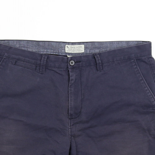 TU Mens Blue   Bermuda Shorts Size 34