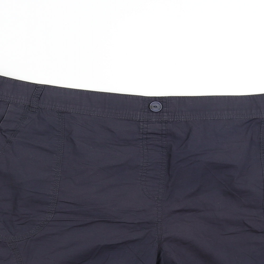 SM Casual Womens Blue   Sweat Shorts Size 24