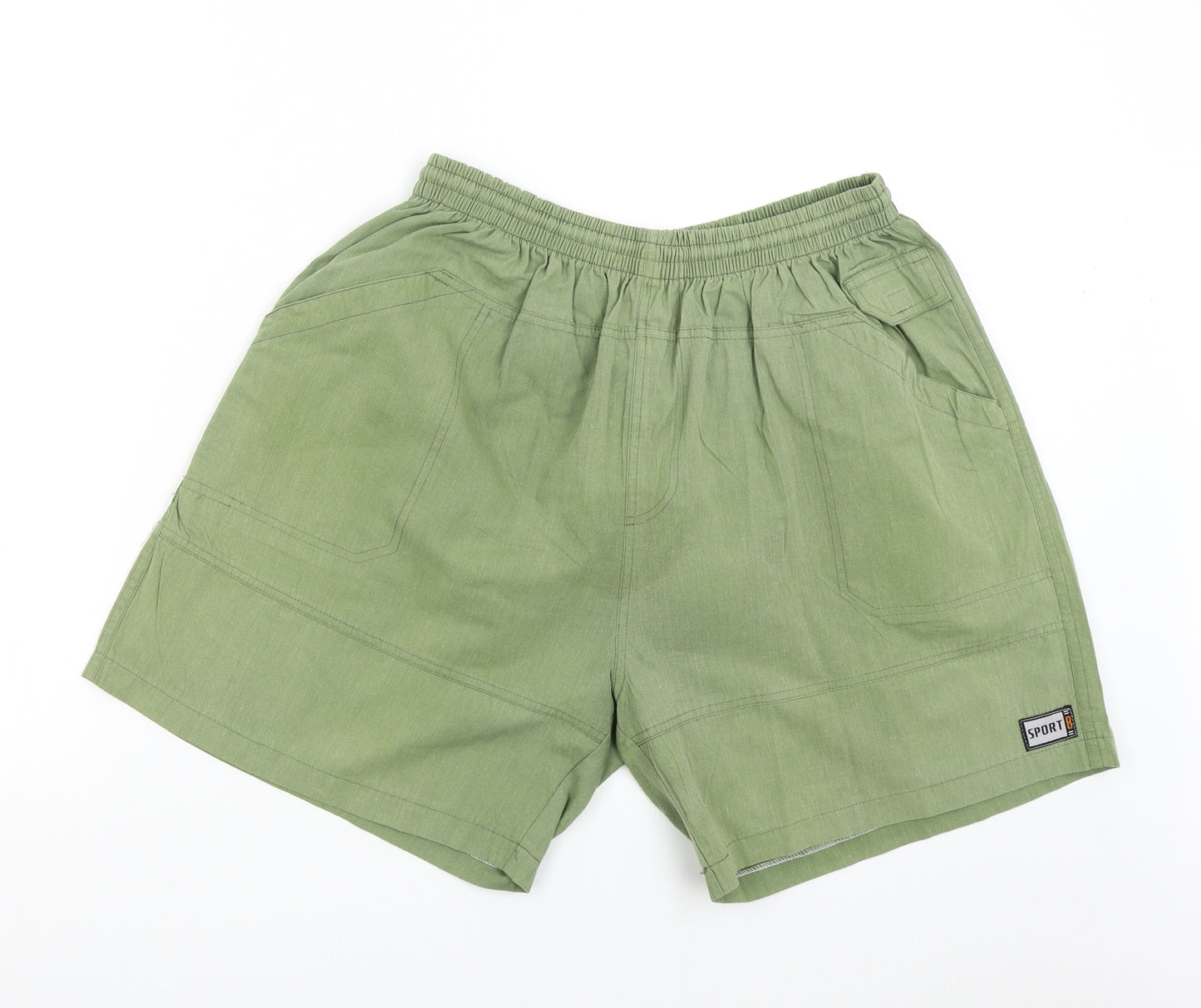 Hoang Womens Green   Bermuda Shorts Size 2XL