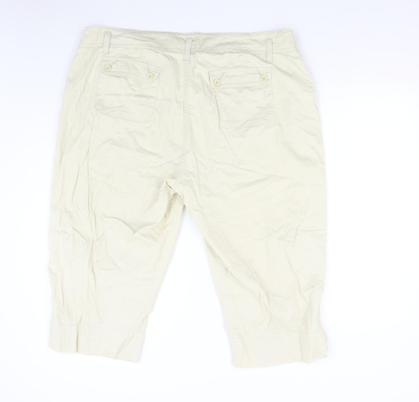 BM Casuals Womens Beige   Bermuda Shorts Size 22