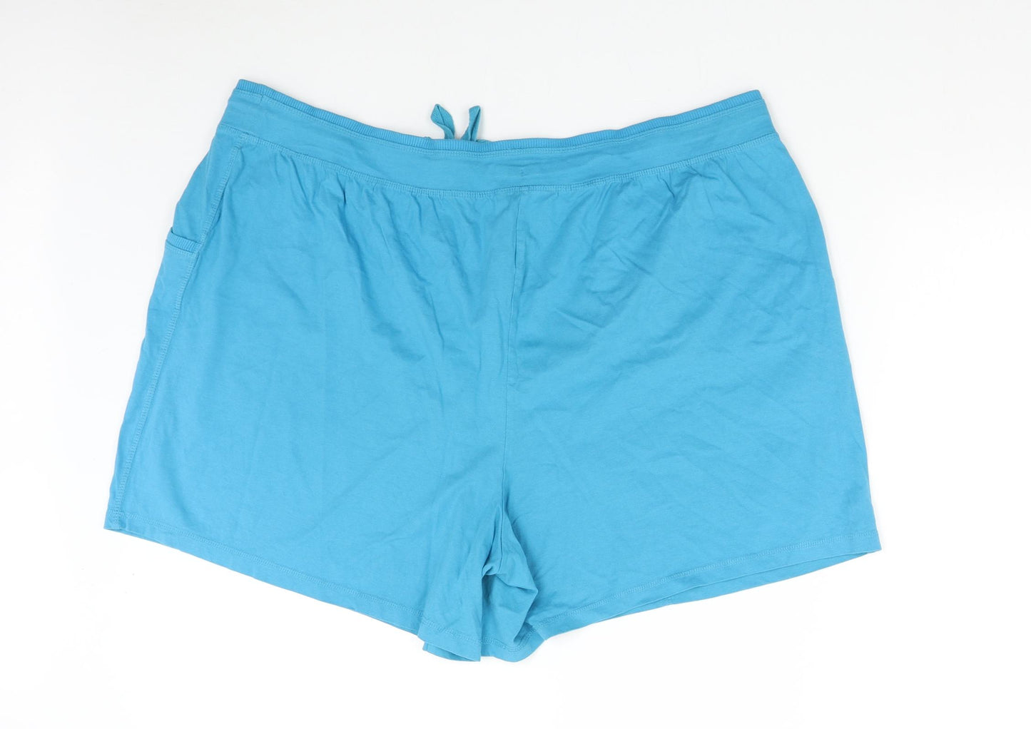 BM Collection Womens Blue   Sweat Shorts Size XL
