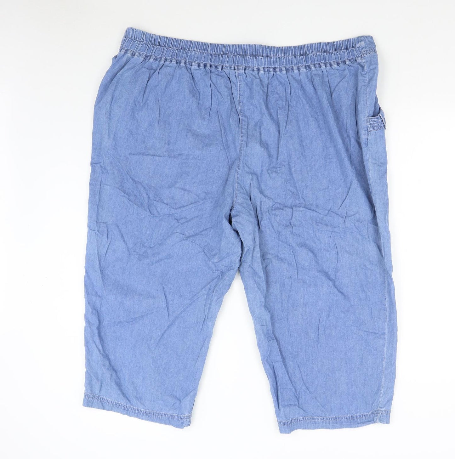 BM Casual Womens Blue   Bermuda Shorts Size 24