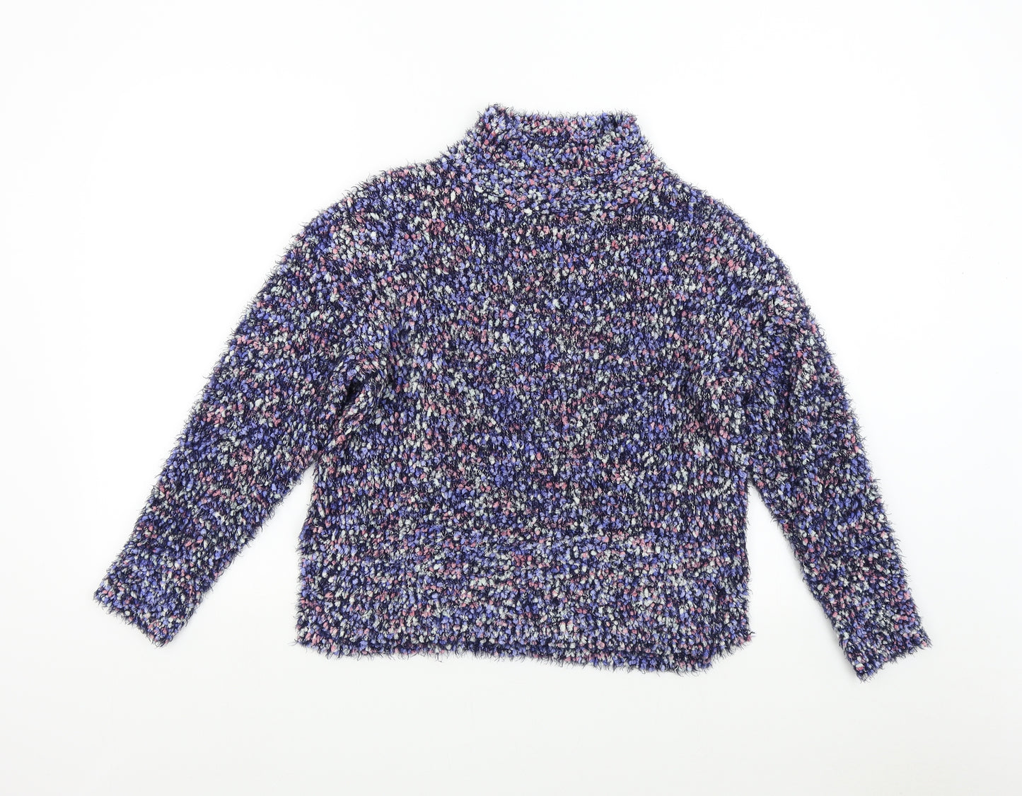 Nutmeg Womens Blue  Knit Pullover Jumper Size 8