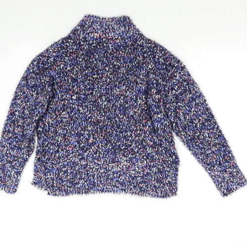 Nutmeg Womens Blue  Knit Pullover Jumper Size 8
