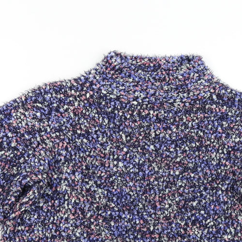 Nutmeg Womens Blue  Knit Pullover Jumper Size 8