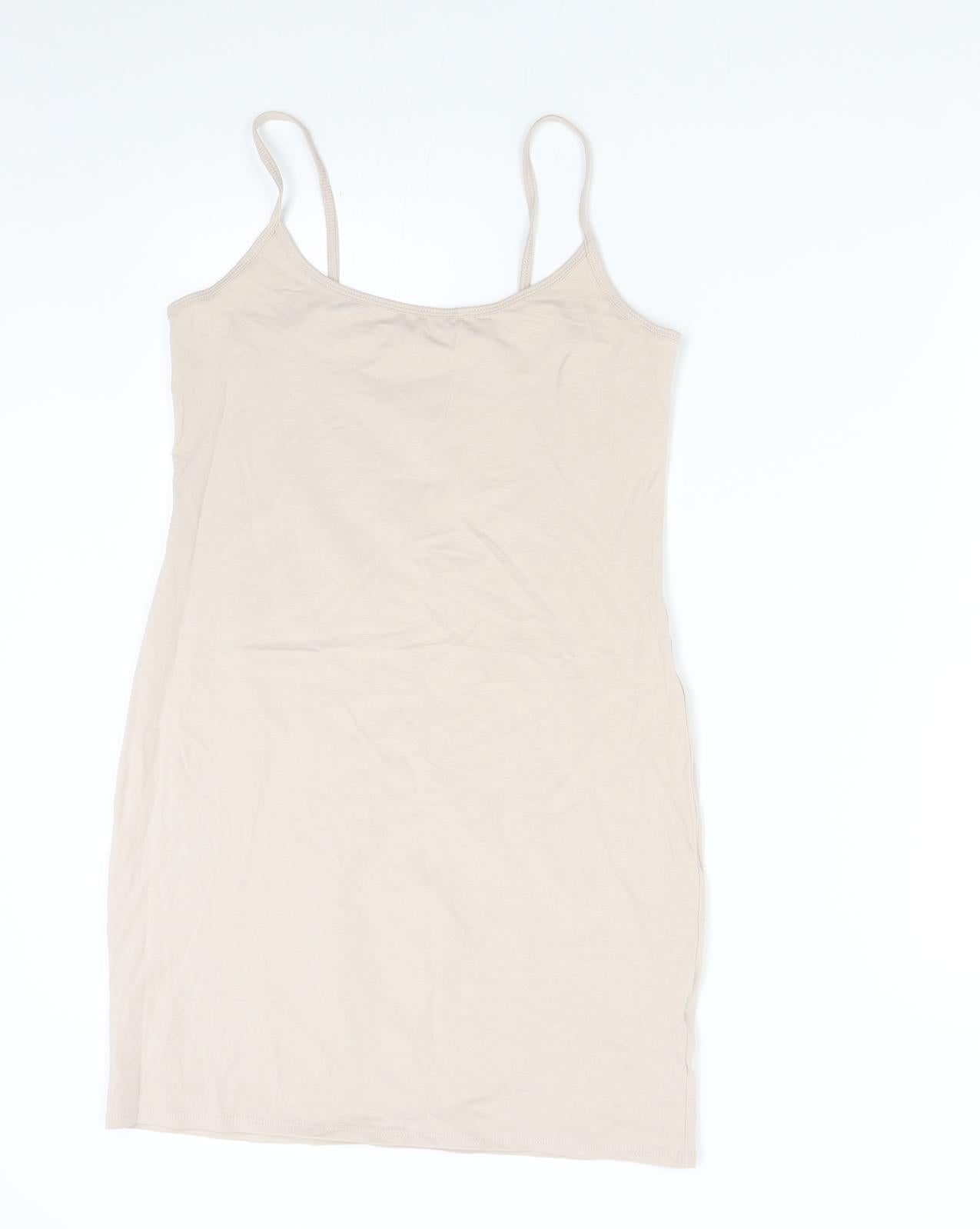 NEXT Womens Beige   Slip Dress  Size 12
