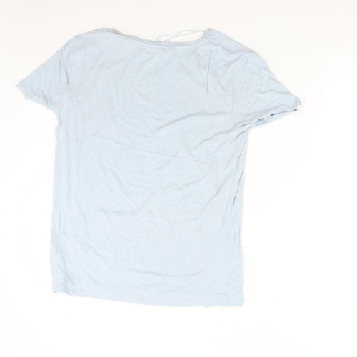 TU Womens Blue   Basic T-Shirt Size 10  - More Love