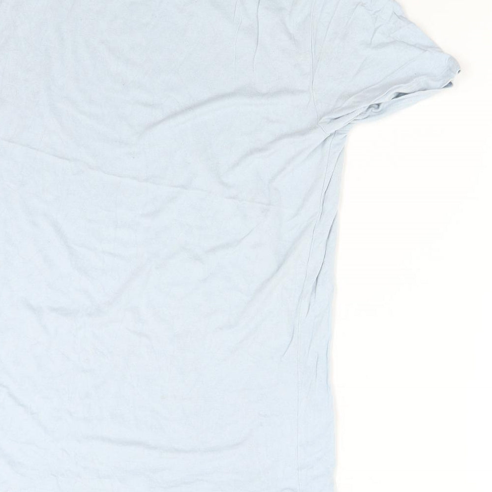 TU Womens Blue   Basic T-Shirt Size 10  - More Love