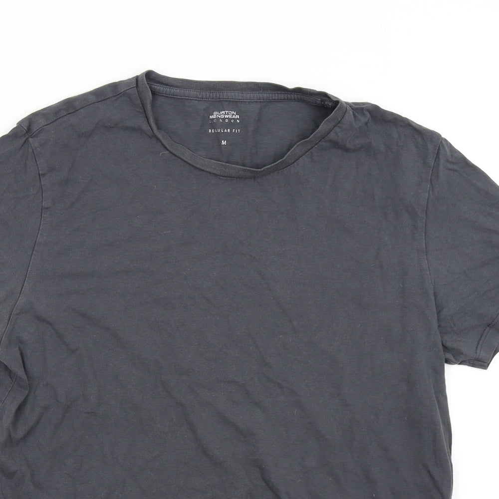 Burton Mens Grey    T-Shirt Size M