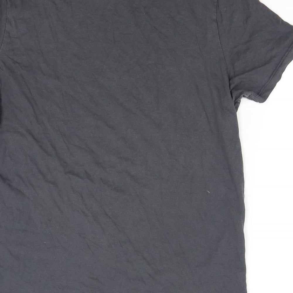 Burton Mens Grey    T-Shirt Size M
