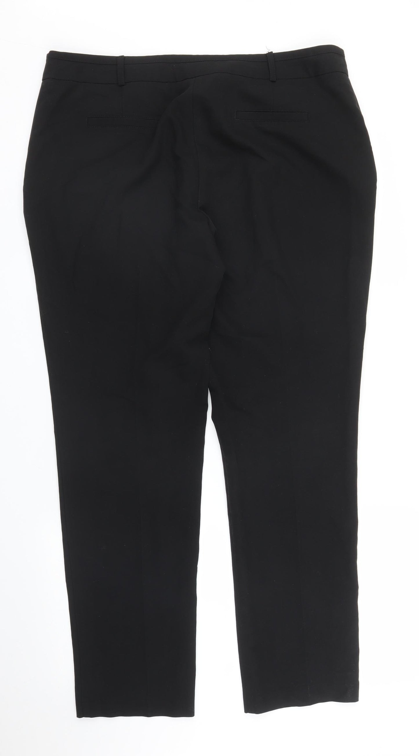Dorothy Perkins Womens Black   Trousers  Size 14 L26 in