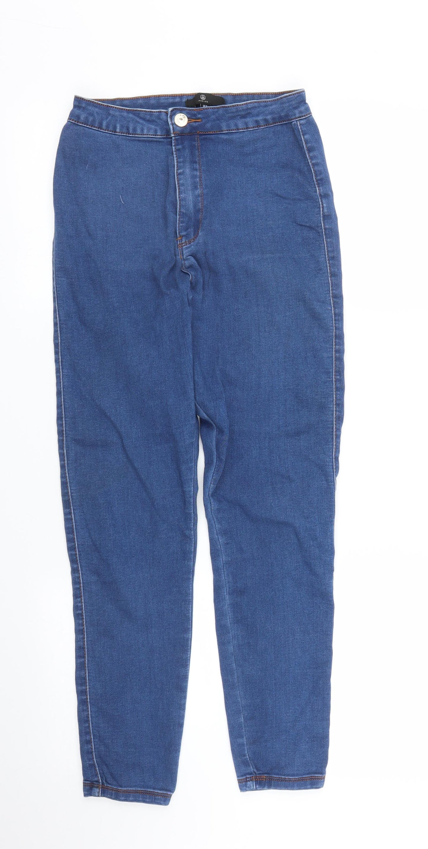 Missguided Womens Blue  Denim Jegging Jeans Size 8 L27 in