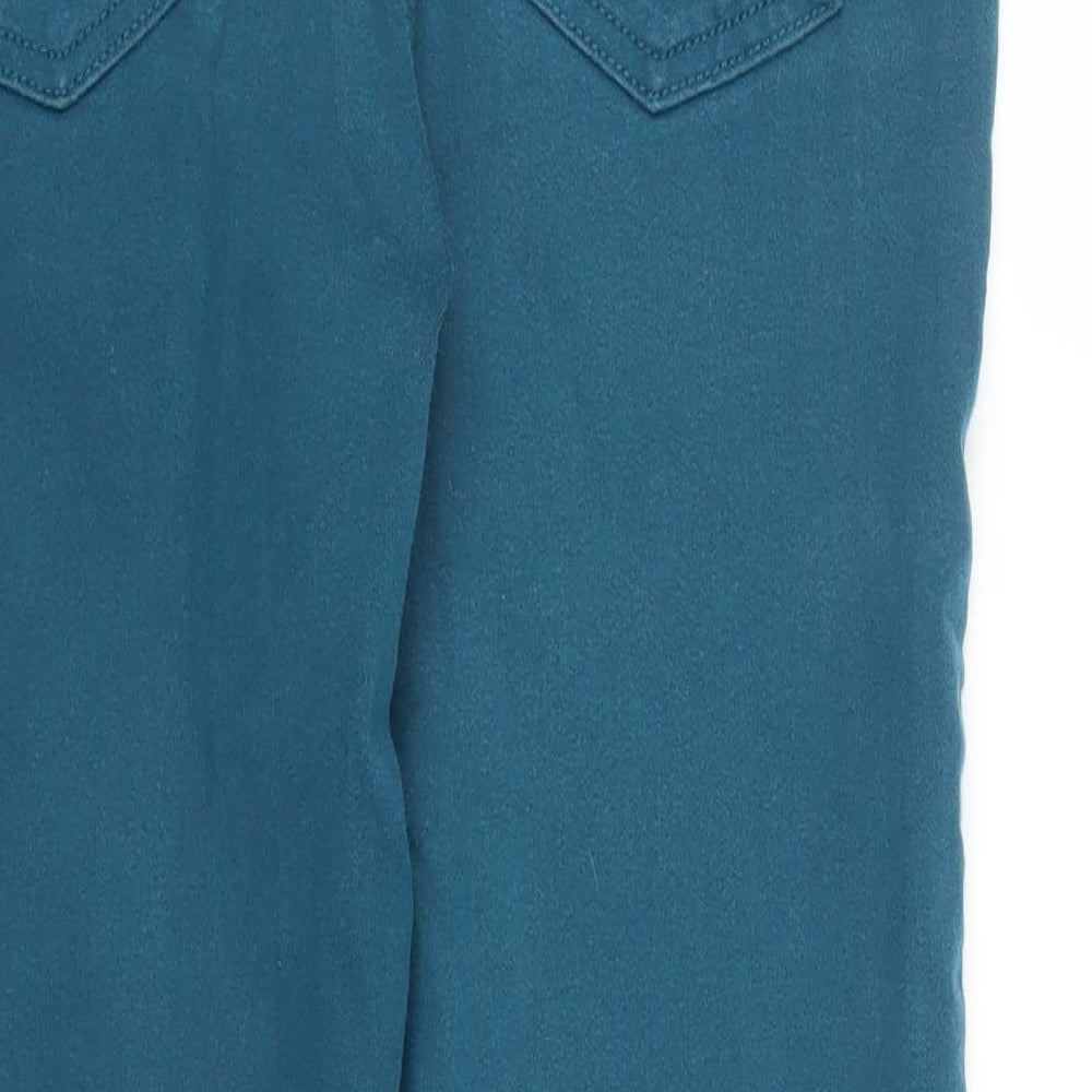M&S Womens Green  Denim Jegging Jeans Size 12 L26 in