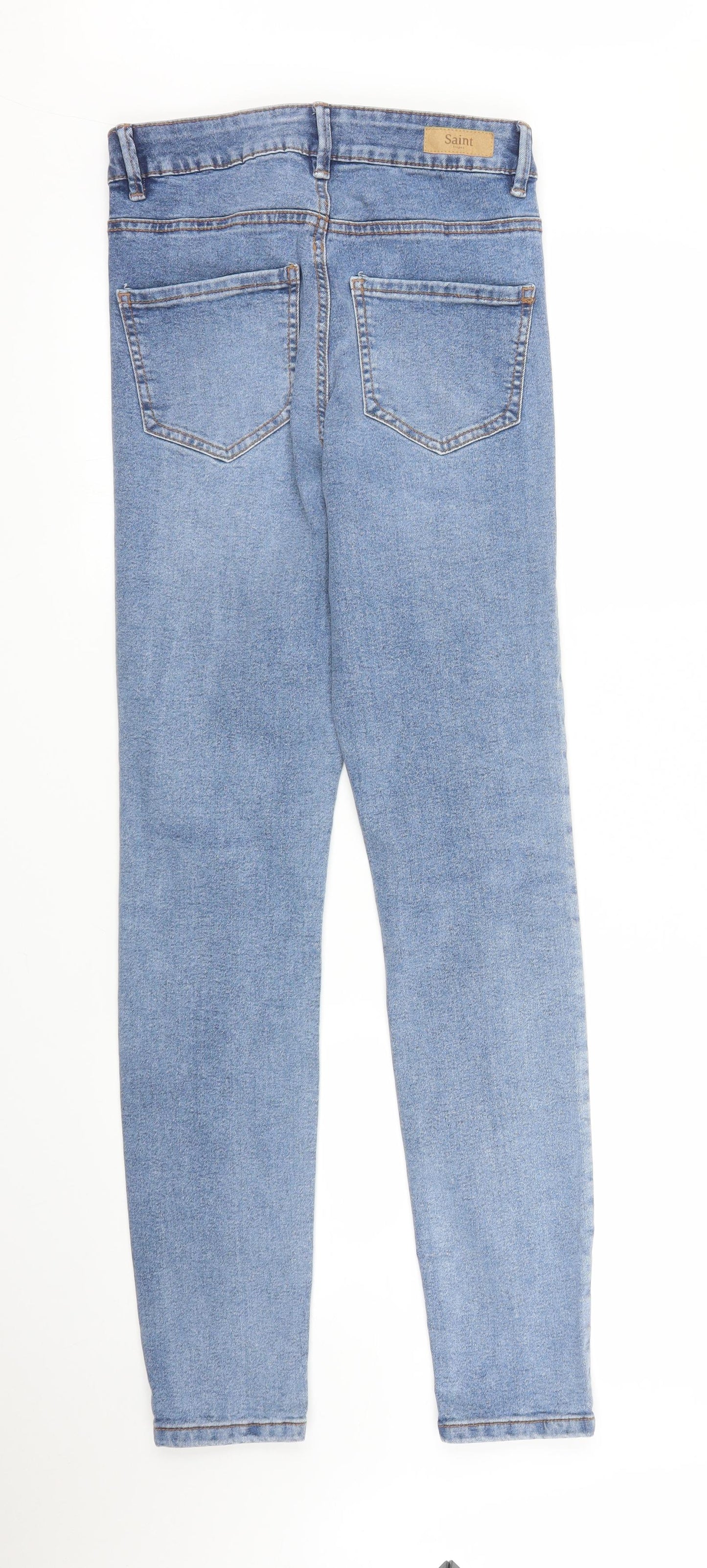 St Tropez Womens Blue  Denim Skinny Jeans Size S L30 in