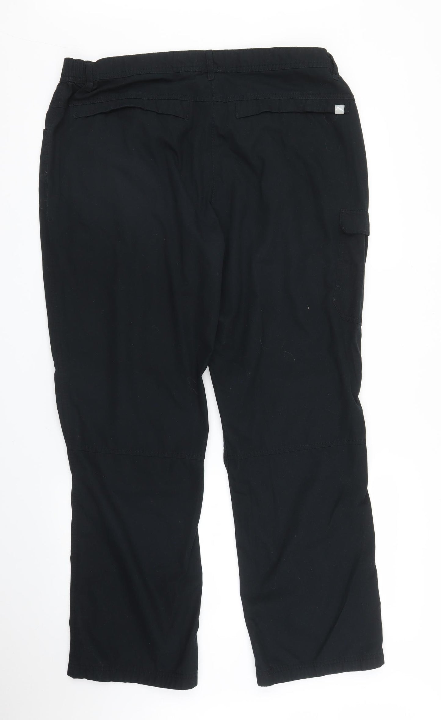 Peter Storm Womens Black   Cargo Trousers Size 16 L28 in