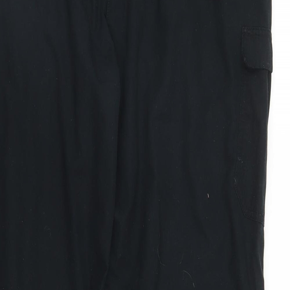 Peter Storm Womens Black   Cargo Trousers Size 16 L28 in