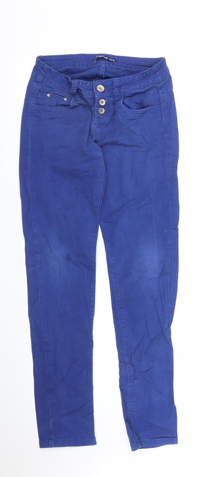 Terranova Womens Blue  Denim Skinny Jeans Size 2XS L29 in