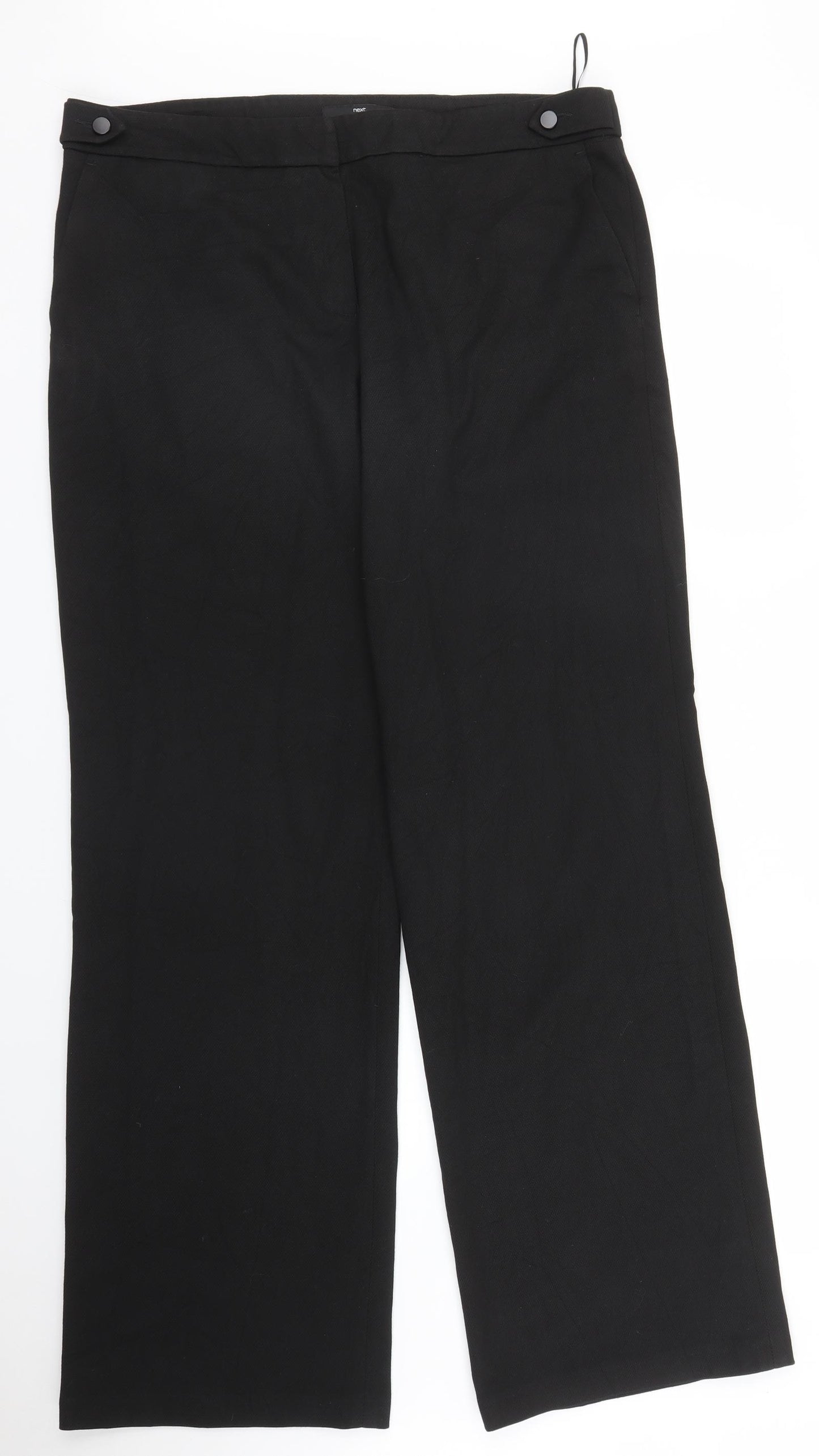NEXT Womens Black   Trousers  Size 14 L32 in