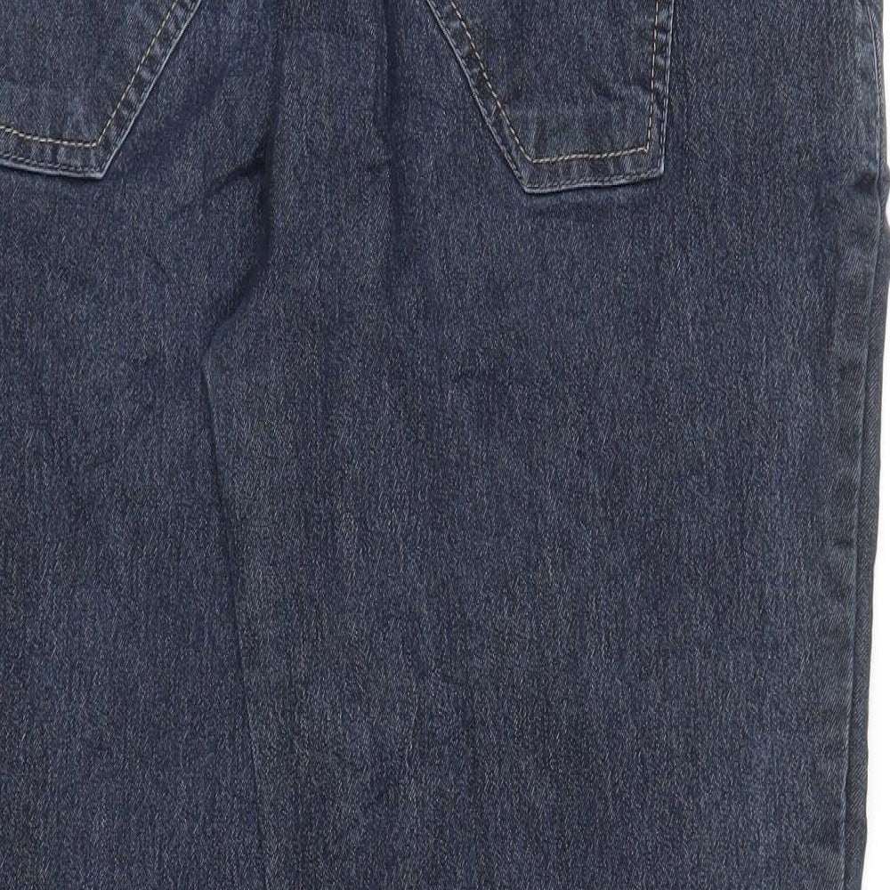Branco Womens Blue  Denim Straight Jeans Size 4XL L29 in