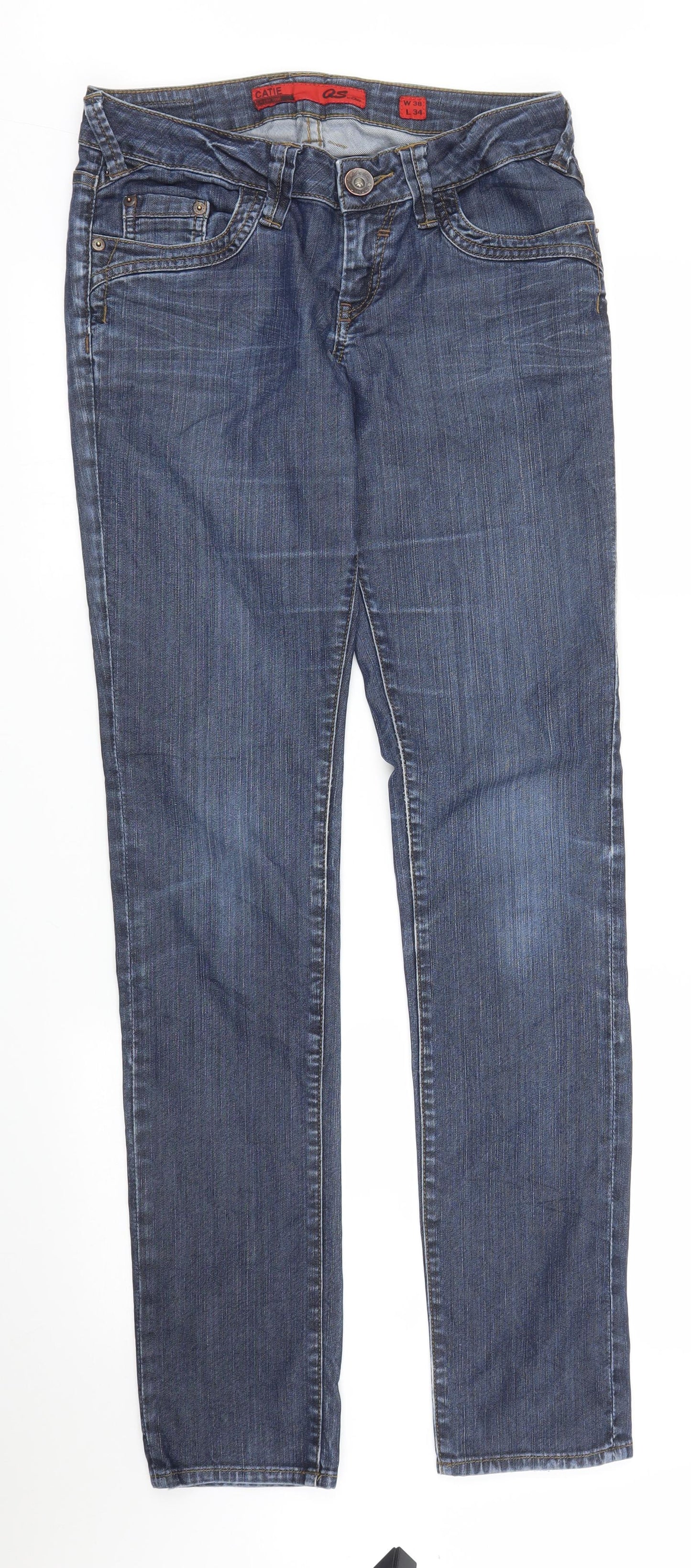 S. Oliver Mens Blue  Denim Straight Jeans Size 38 in L34 in