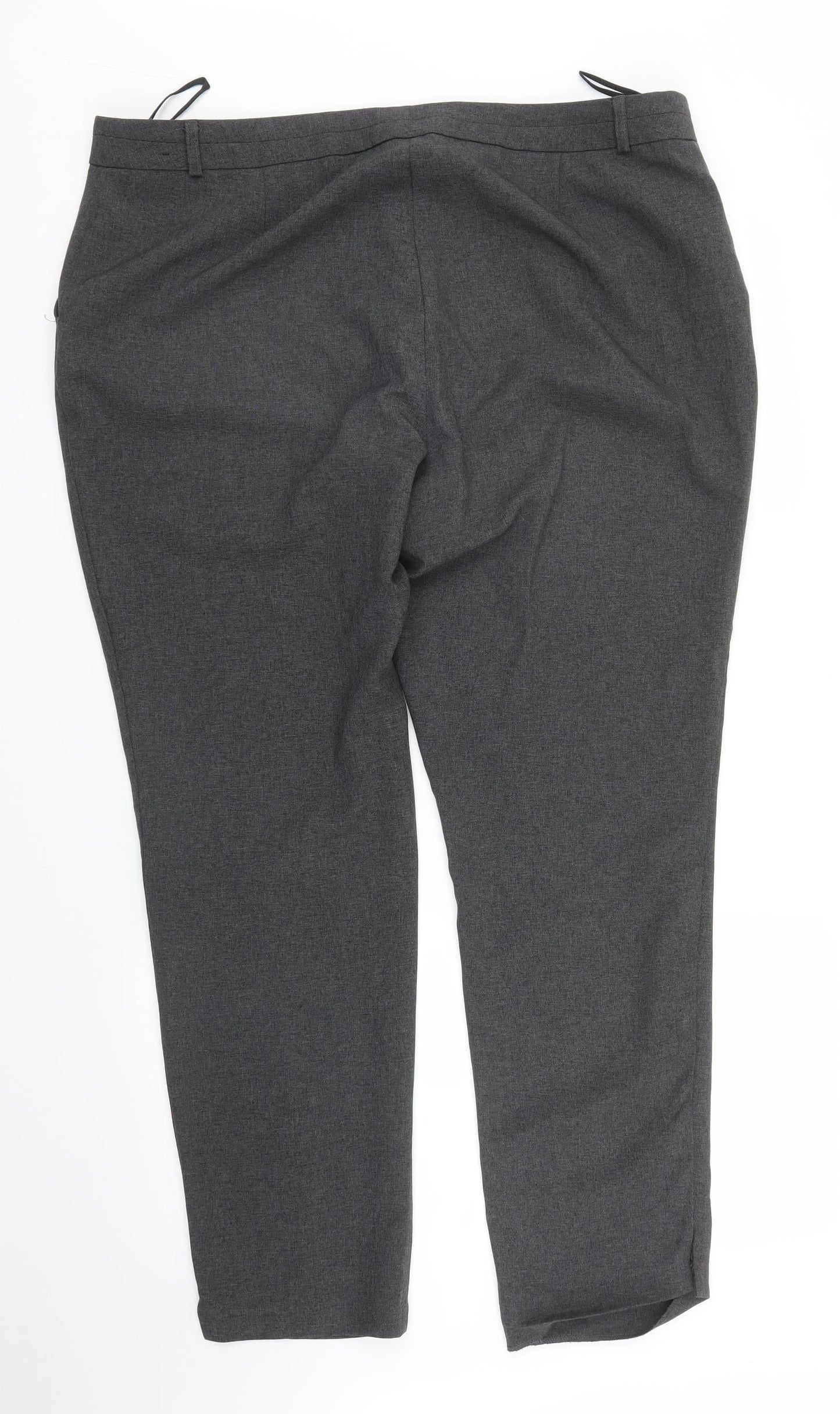 Primark Womens Grey   Pedal Pusher Trousers Size 18 L28 in