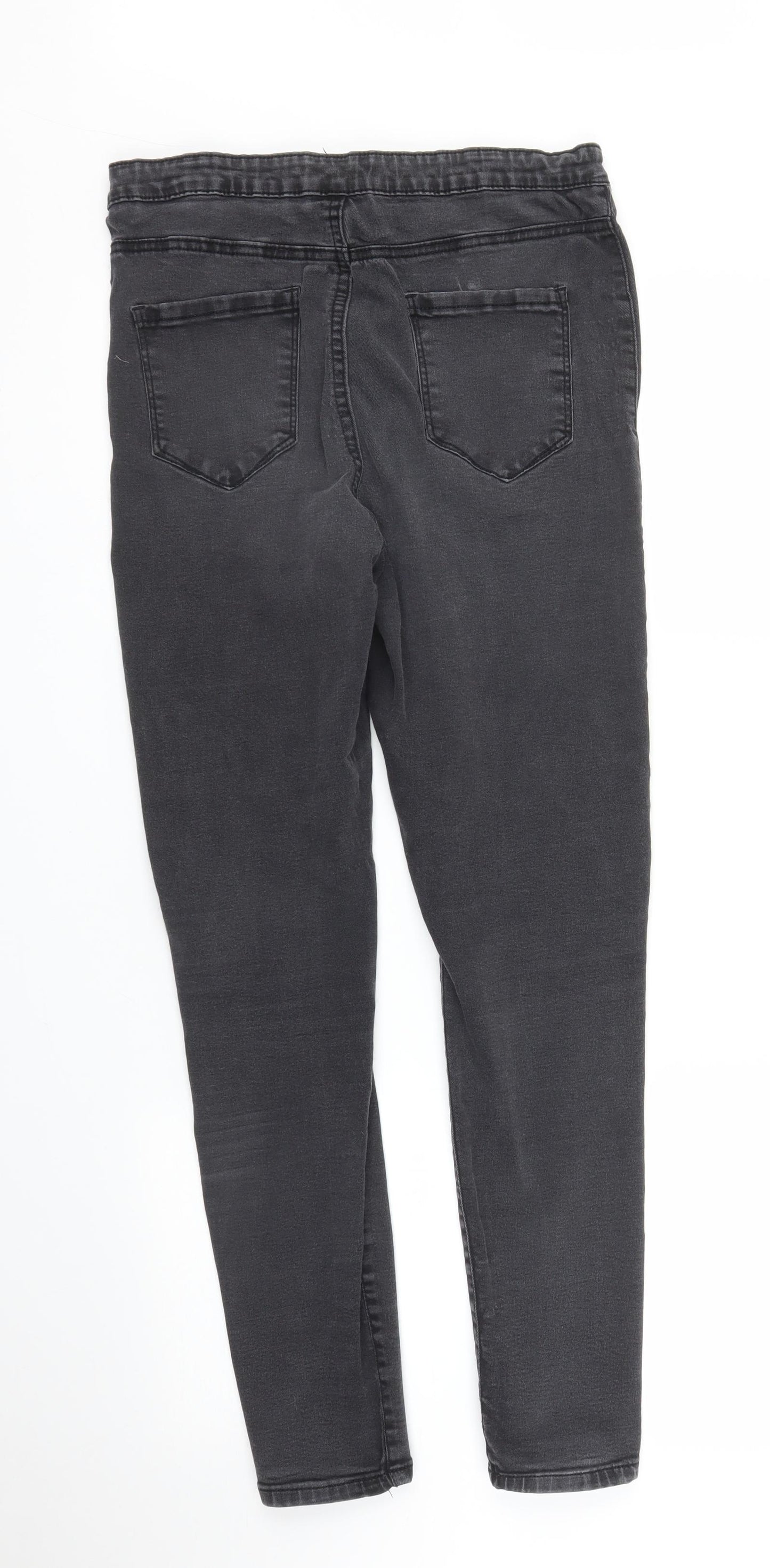 Primark Womens Black  Denim Jegging Jeans Size 14 L28 in