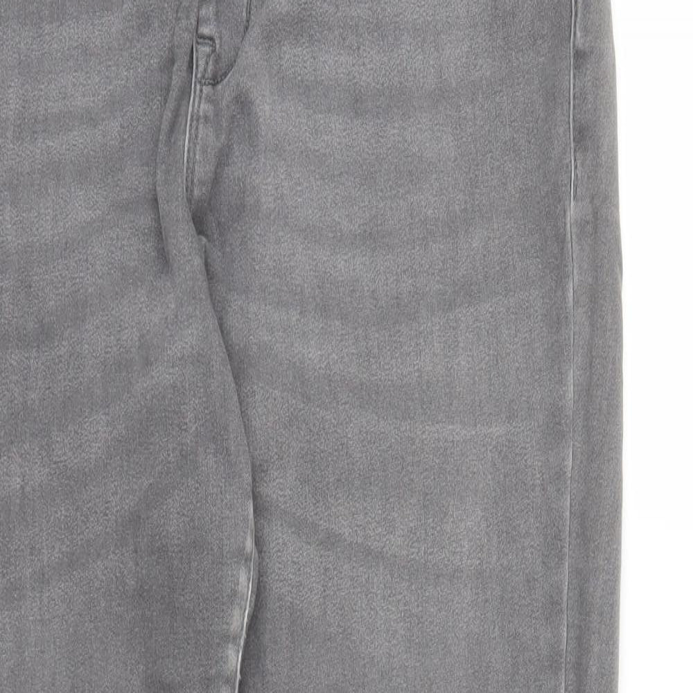 George Womens Grey  Denim Capri Jeans Size 14 L25 in