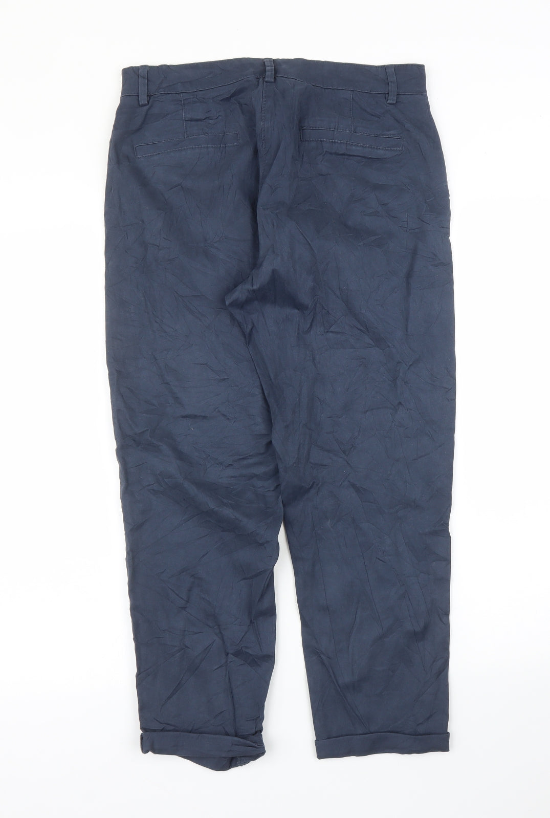 Debenhams Womens Blue   Chino Trousers Size 10 L25 in