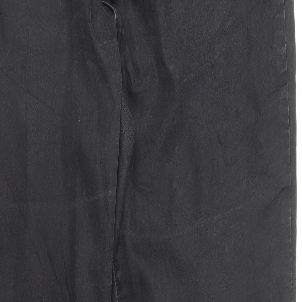 Nina Kalio Womens Black  Denim Straight Jeans Size 16 L30 in