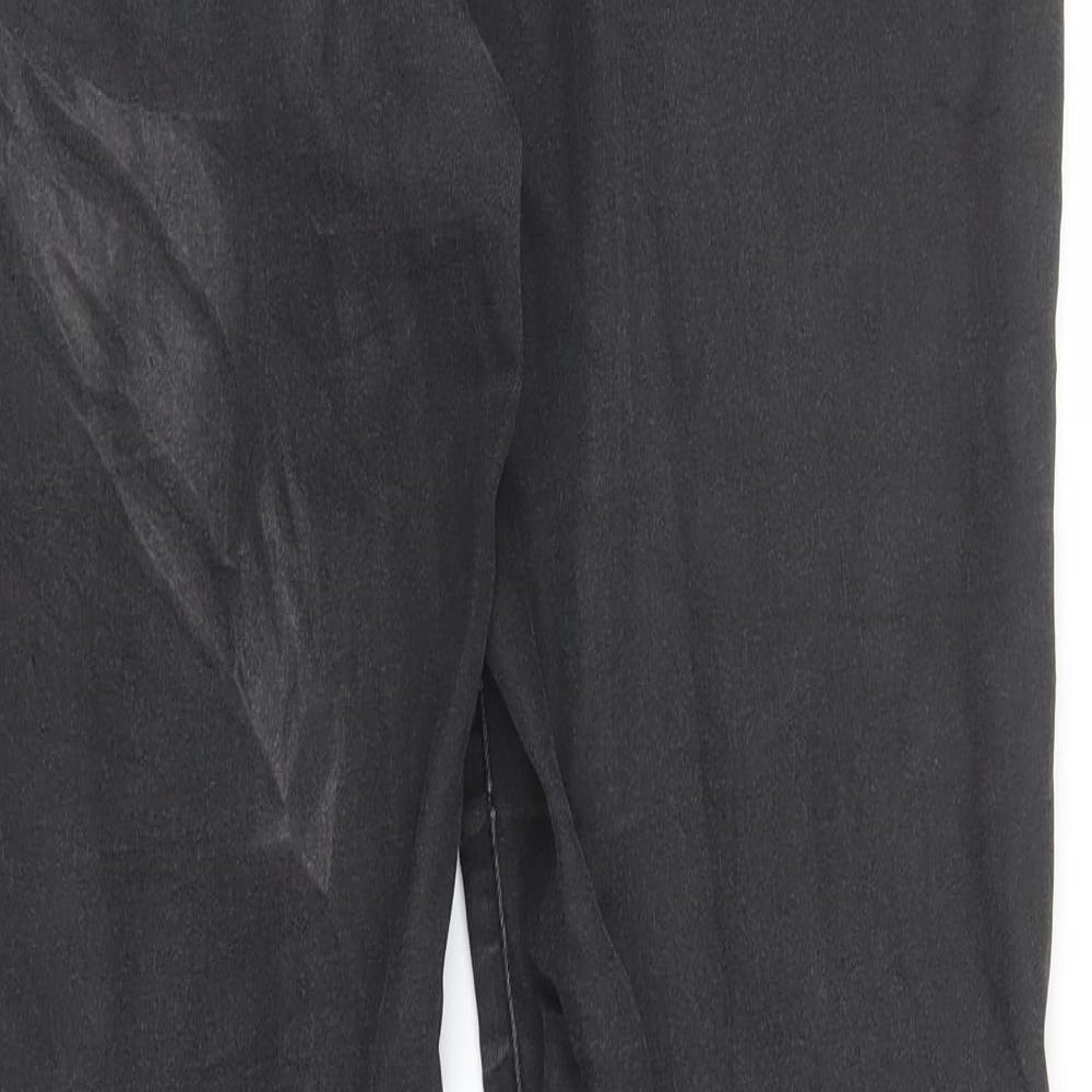Nina Kalio Womens Black  Denim Straight Jeans Size 16 L30 in