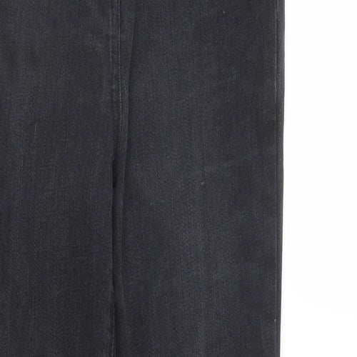 NEXT Womens Black  Denim Skinny Jeans Size 8 L30 in