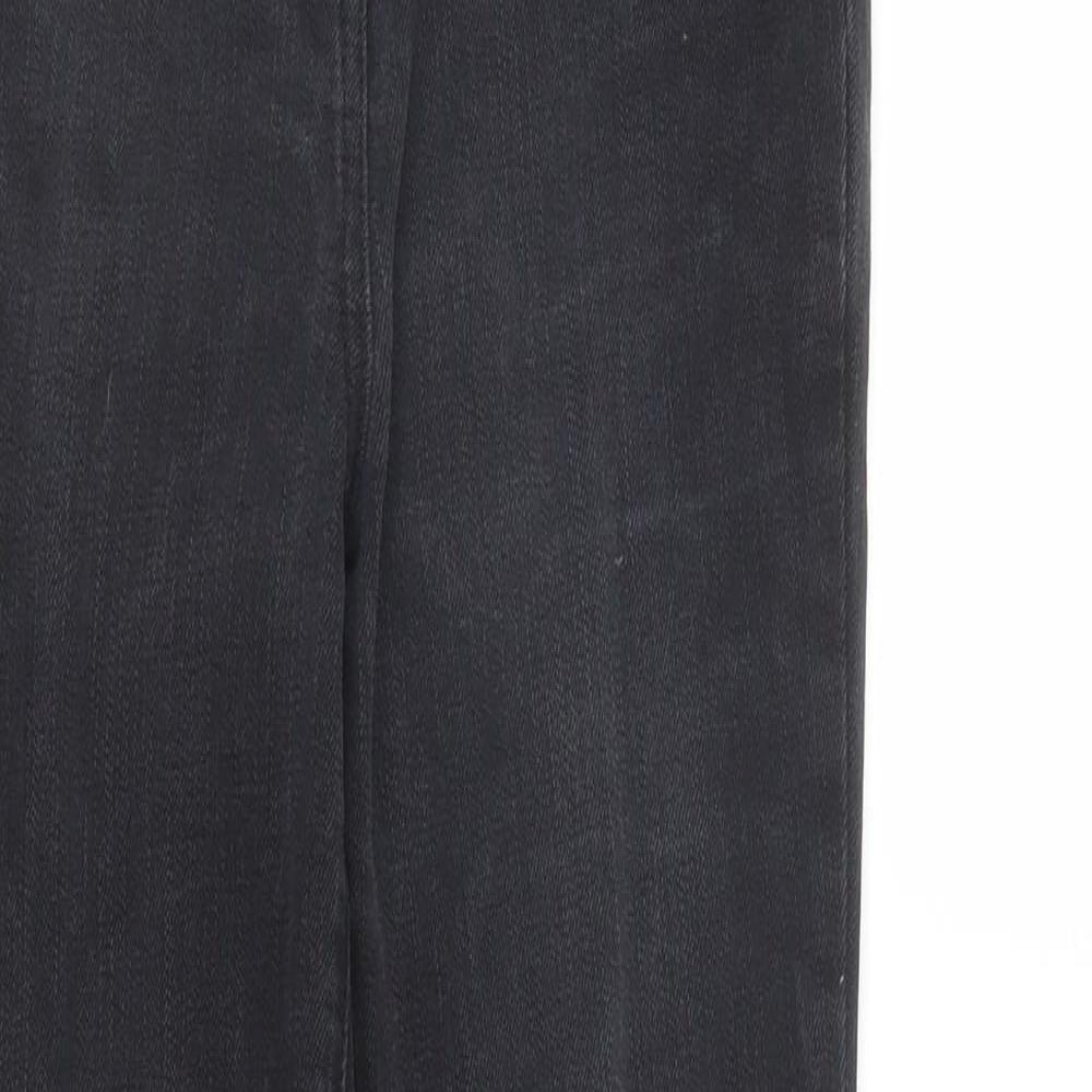 NEXT Womens Black  Denim Skinny Jeans Size 8 L30 in