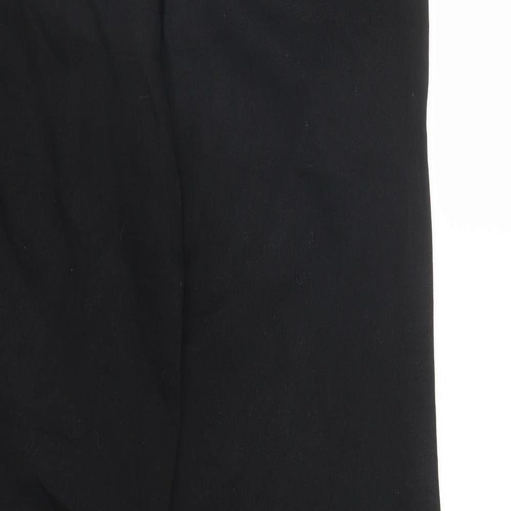 Moto Womens Black  Denim Flared Jeans Size 10 L29 in