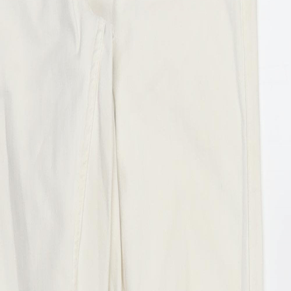 Topshop Womens White  Denim Skinny Jeans Size 26 in L30 in