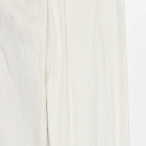 Topshop Womens White  Denim Skinny Jeans Size 26 in L30 in