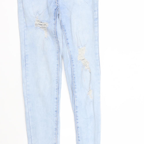 Laulia Womens Blue  Denim Skinny Jeans Size S L29 in