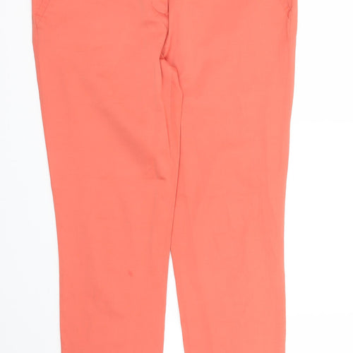 RESERVED Womens Pink   Pedal Pusher Trousers Size 12 L26 in
