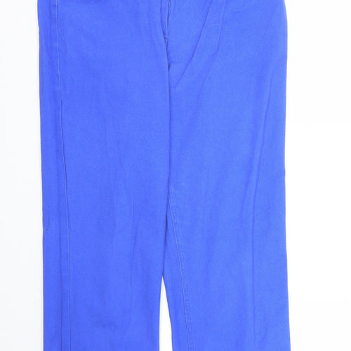 First Avenue Womens Blue  Denim Capri Jeans Size 12 L25 in