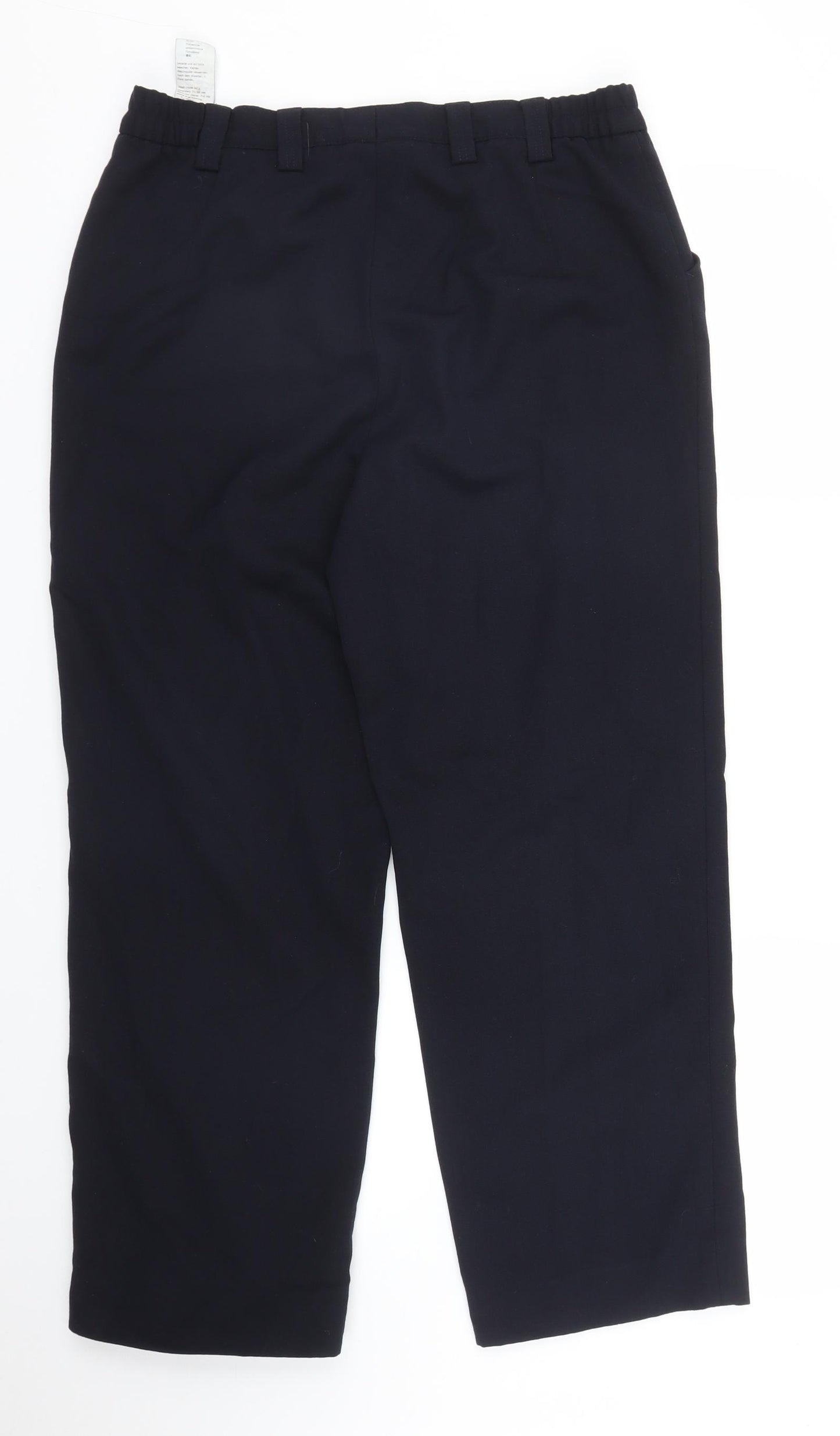 MICHELE Womens Black   Capri Trousers Size 12 L27 in