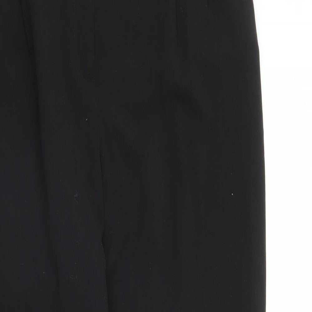 M&Co Womens Black   Pedal Pusher Trousers Size 14 L29 in