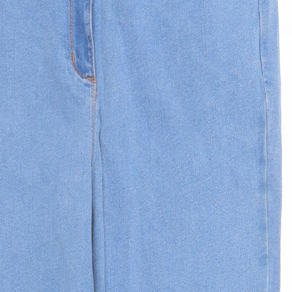 Bonmarché Womens Blue  Denim Straight Jeans Size 18 L27 in