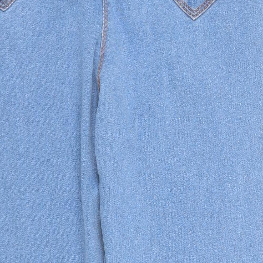 Bonmarché Womens Blue  Denim Straight Jeans Size 18 L27 in