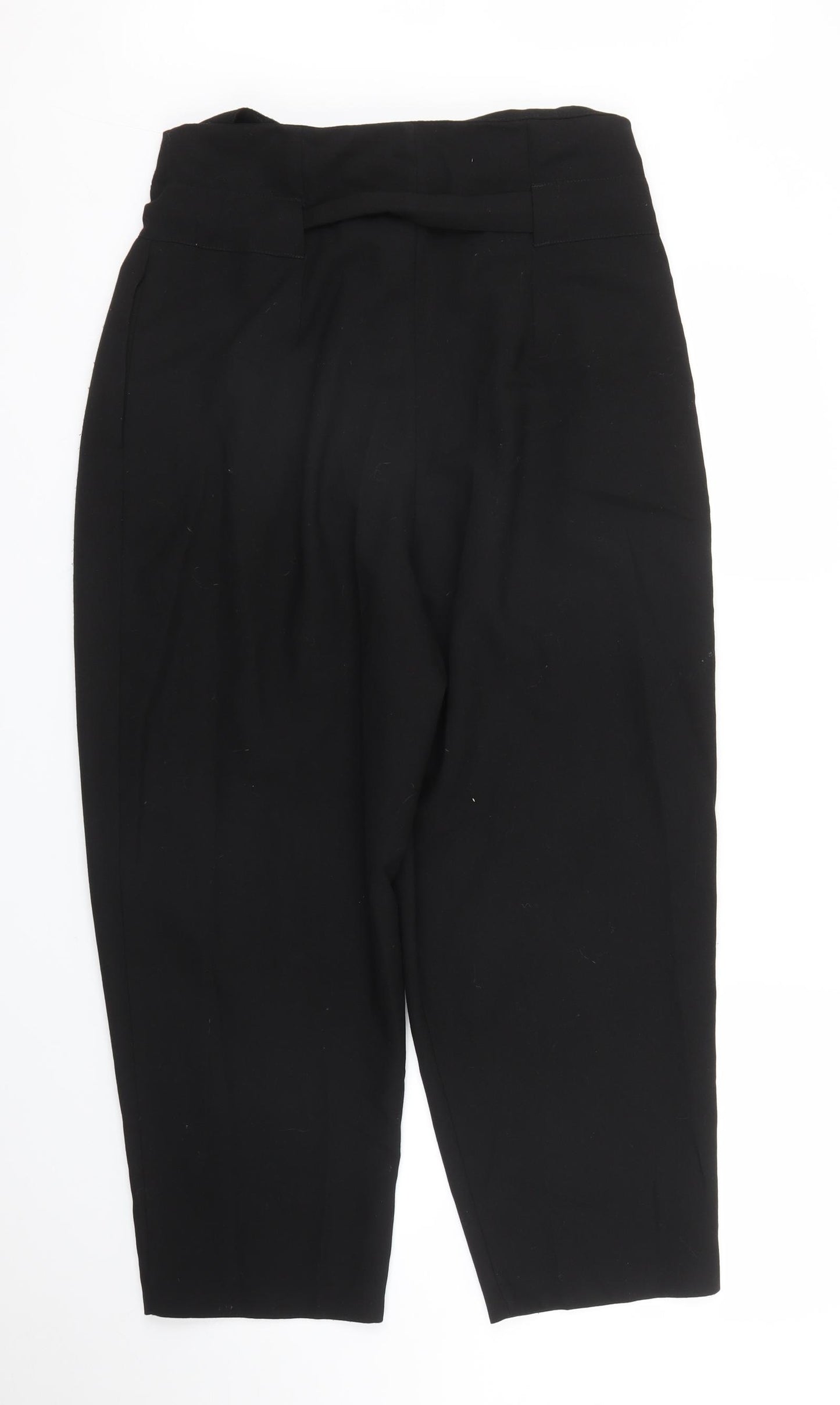 ASOS Womens Black   Pedal Pusher Trousers Size 12 L24 in