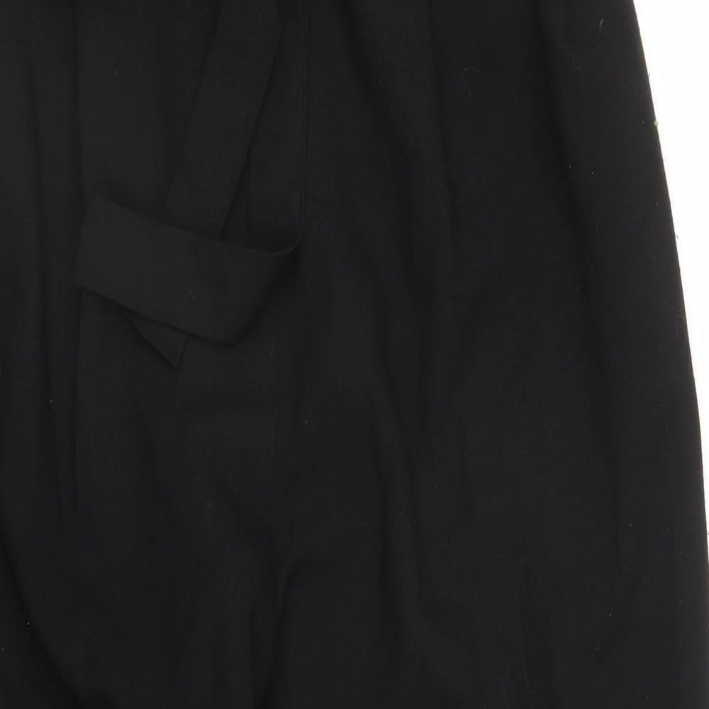 ASOS Womens Black   Pedal Pusher Trousers Size 12 L24 in