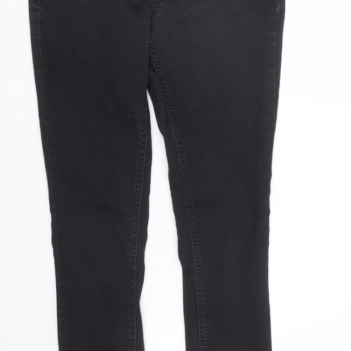 George Womens Black  Denim Skinny Jeans Size 10 L28 in