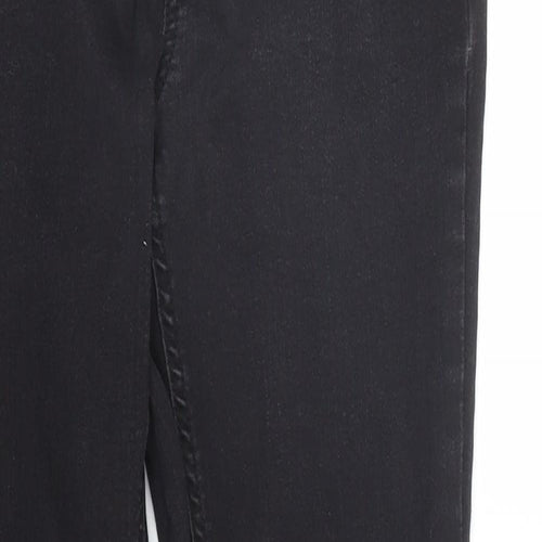 George Womens Black  Denim Skinny Jeans Size 10 L28 in