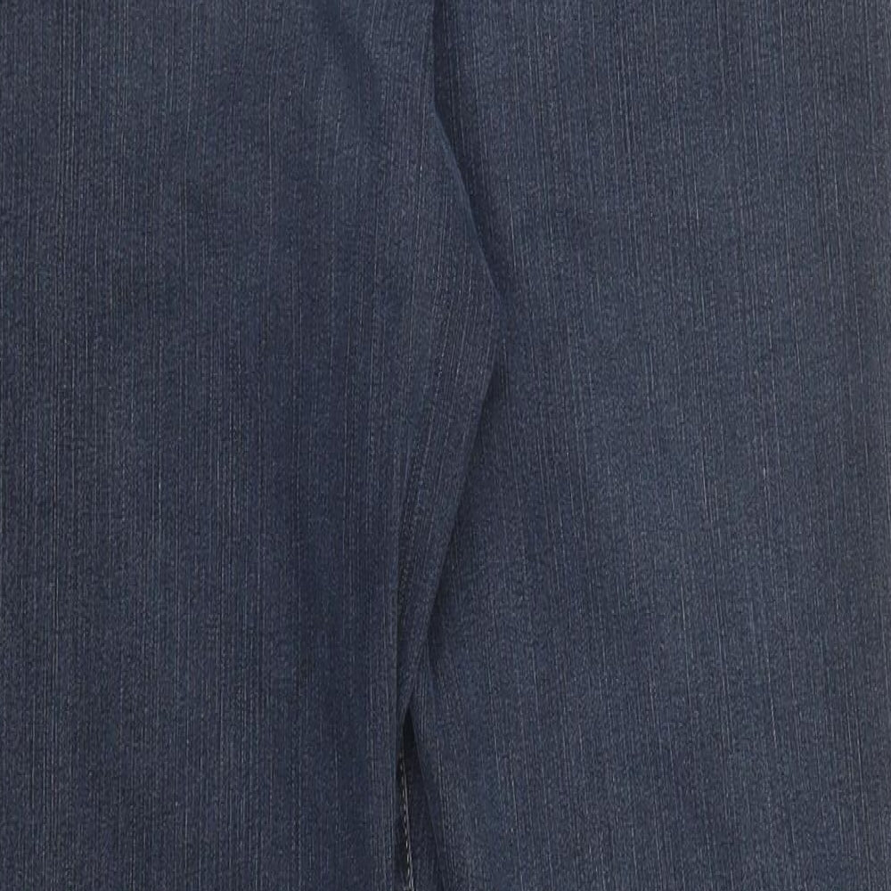 M&S Womens Blue  Denim Bootcut Jeans Size L L27 in