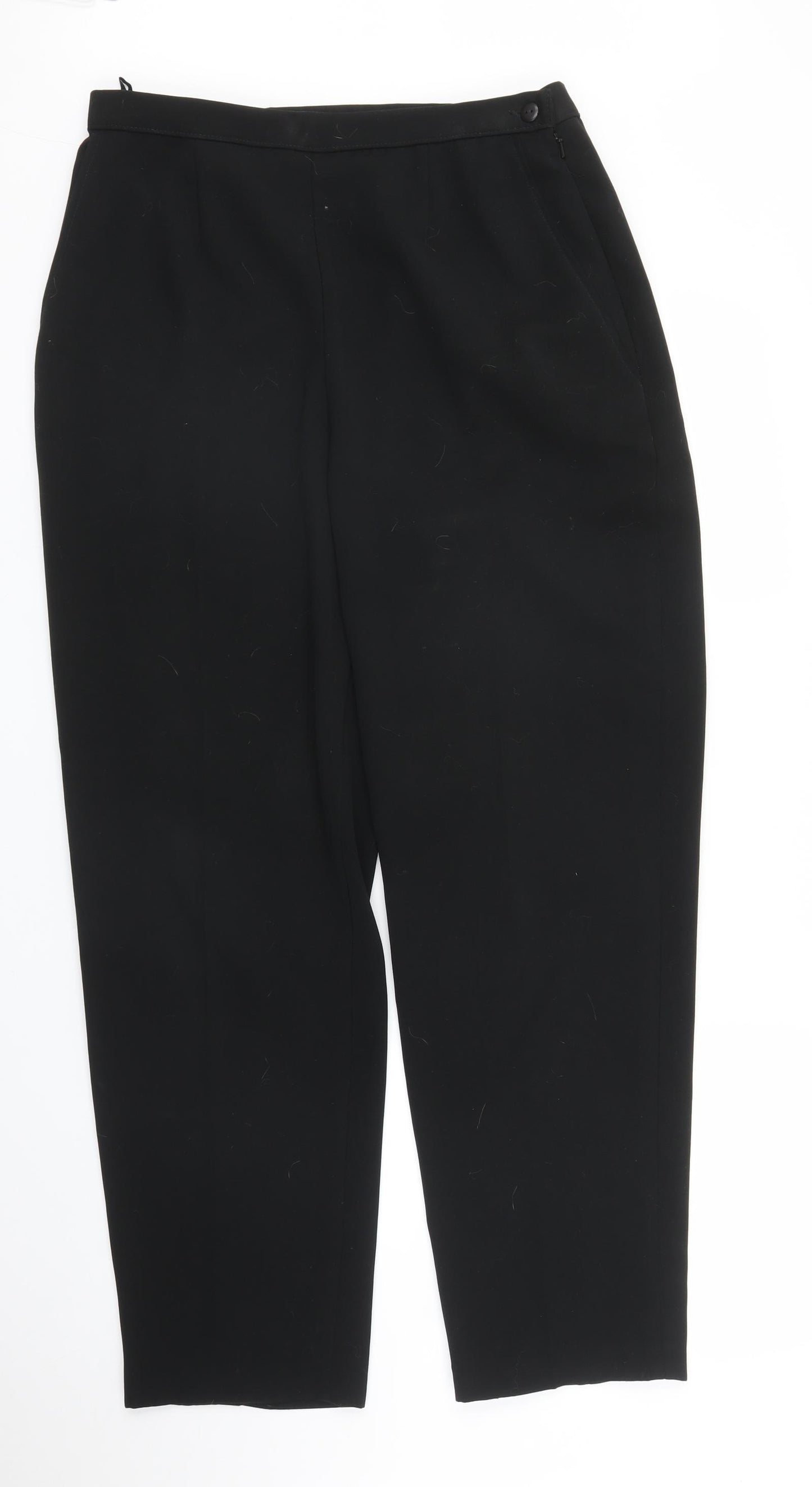 M&S Womens Black   Trousers  Size 14 L31 in