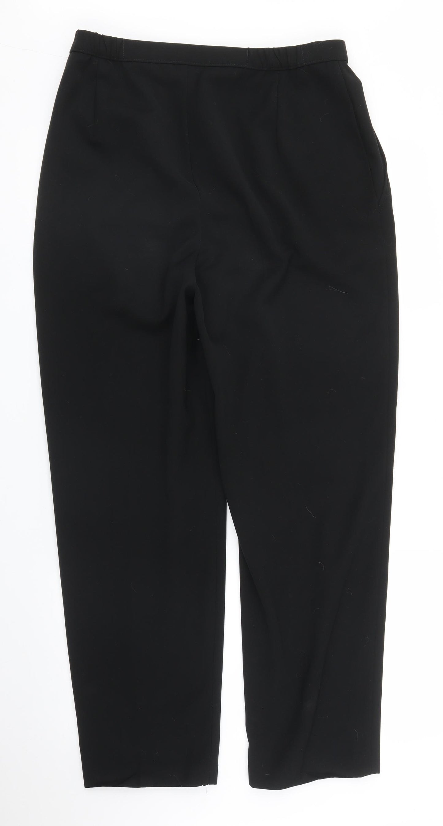 M&S Womens Black   Trousers  Size 14 L31 in