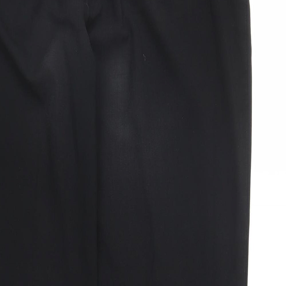 M&S Womens Black   Trousers  Size 14 L30 in